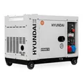 Produktbild: HYUNDAI Diesel Generator, Stromerzeuger mit 7.9kVA (400V) / 6.0kW (230V), Notstromaggregat für Baustellen, Stromgenerator, Stromaggregat (DHY8600SE-T mit 230V/400V Anschlüssen)