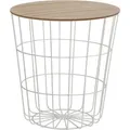 Produktbild: 2.03 Beistelltisch 39x41cm - HZ1200170 - Farbe: weiß - Gold