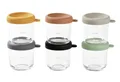 Produktbild: BÉABA Frischhaltedose, Glas, (Packung, 6er-Set), mit austauschbaren Deckeln