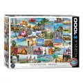 Produktbild: Eurographics Puzzle Globetrotter Mexiko, Sehenswürdigkeiten, 1000 Teile, 68x48cm