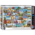 Produktbild: EuroGraphics Puzzle 1000 Teile Globetrotter Mexiko 68x48cm FFP Mehrfarbig NEU