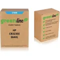 Produktbild: greenline ersetzt HP CB 323 EE / 364XL Tintenpatrone, cyan