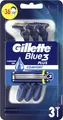 Produktbild: GILLETTE Blue 3 Disposable Razors Comfort 3's 0.05601kg
