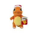 Produktbild: Jazwares Plüschfigur Pokémon Plüschfigur Winter Glumanda mit Weihnachtsmütze 20 cm