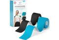 Produktbild: Health Press Kinesiologie-Tape 2 Rollen Profi Physio Tape & Sporttape Hautfreundlich (5cm x 5m) DERMATEST: SEHR GUT