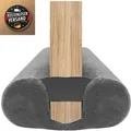 Produktbild: Zugluftstopper Türdichtung Doppelseitig Grau 60-75cm