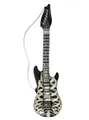 Produktbild: Widdmann Kostüm Aufblasbare Skelett Gitarre, Kunststoff-Accessoire zum Aufpusten
