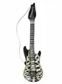 Produktbild: Aufblasbare Skelett Gitarre - Kunststoff-Accessoire zum Aufpusten