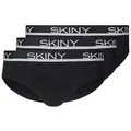 Produktbild: Skiny Slip Herren Brasil Slip 3er Pack Cotton Multipack (Packung, 3-St) biologisch abbaubar schwarz XL