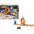Produktbild: Hot Wheels Monster Trucks 2-in-1 Loop & Flip Challenge, Rennbahn