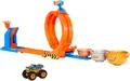 Produktbild: Hot Wheels Autorennbahn Hot Wheels Monster Trucks 2-in-1 Loop & Flip Challenge