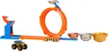 Produktbild: Hot Wheels Monster Trucks Loop & Flip Trophy Challenge-Spielset und Die-Cast-Bigfoot Spielzeugtruck, Spielfahrzeugspur, 4 Jahr(e), Kunststoff, Metall, Mehrfarbig
