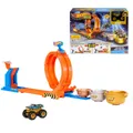 Produktbild: Hot Wheels Monster Trucks Bigfoot Loop & Flip Trophy Challenge-Spielset JBX64