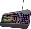 Produktbild: Trust Gaming GXT 836 Evocx Gaming Tastatur mit Deutsches QWERTZ Layout, 78% Recyclingkunststoff, RGB-Beleuchtung, Anti-Ghosting, Medientasten, Gaming Keyboard USB für PC/Laptop - Schwarz