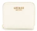 Produktbild: GUESS Aldina SLG Small Zip Around Wallet Geldbörse Cream White creme Neu