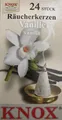 Produktbild: KNOX Räucherkerzen Vanille 336 Stück (14x24) Duft Set Sonderposten Weihnachten