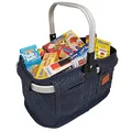 Produktbild: tanner DER KLEINE KAUFMANN TANNER Deco - Moderner Tragekorb, Jeans, befüllt, Zubehör für Kaufmannsladen, Spielzeug für Kinder, 4094.4