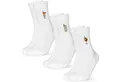 Produktbild: OCCULTO Basicsocken Damen & Herren Motiv Tennissocken 3er Pack (Modell: Robin) (3-Paar)