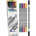 Produktbild: Online Brush-Pen 19077 Calli.Brush Double Tip, Classic, Pinsel- und Kalligrafiespitze, 5 Stück