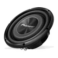 Produktbild: Pioneer TS-A2500LS4 Passiv Subwoofer, leistungsstarker Subwoofer mit 1200 W Maximalleistung, 25 cm, 67 mm Einbautiefe, IMPP Membran, Kontinuierliche Ausgangsleistung 300 W, schwarz
