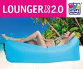 Produktbild: Lounger To Go 2.0 blau Loungerliege Luftlounger Luftliege Luftmatratze Liege neu