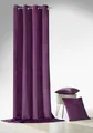 Produktbild: Weckbrodt Ösenschal ALEONA, Samtoptik, blickdicht, HxB 245x135 cm, aubergine