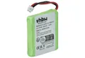 Produktbild: vhbw Akku passend für Medion S63008 Festnetz & DECT (600 mAh, 2,4 V, NiMH) Akku Akku NiMH 600 mAh (2,4 V), Leistungsfähiger Austausch-Akku für Telefon, Festnetz oder schnurloses
