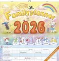 Produktbild: Alpha Edition - Familienplaner Cartoon Kalender 2026 – 30x30 cm – Broschürenkalender mit 6 Spalten & Platz für Notizen – Lustiger Wandkalender für ... Feiertagen & Ferienterminen: by Bayer-Design