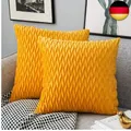 Produktbild: Yamonic Kissenbezüge Set Samt Soft Solid Dekorative Kissen Fall für Sofa S