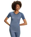 Produktbild: Falke Funktionsunterwäsche Kurzarmshirt Wool Tech Light (feinste Merinowolle) blau Damen