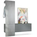 Produktbild: Vladon Garderobe, Anthrazit, Holzwerkstoff, 156.5x193x35 cm, Garderobe, Garderoben-Sets & Serien, Garderoben-Sets