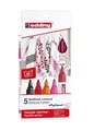 Produktbild: Edding Stoffmarker 5 warme Farben mit Rundspitze 2-3mm