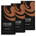 Produktbild: Axe 3 x Aftershave Dark Temptation Intense Chocolate je 100ml Rasur für den Mann