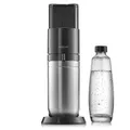 Produktbild: SodaStream Duo Titan Wassersprudler Sprudelmaschine +  1x Glasflasche Schwarz