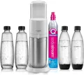 Produktbild: SodaStream Duo Wassersprudler Trinkwassersprudler 4 Flaschen + Co2 Zylinder Weiß