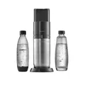 Produktbild: SodaStream Duo Wassersprudler 1L Glas/Plastik Titan — kompakt, spülmaschinenfest
