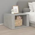 Produktbild: vidaXL Nachttisch Betongrau 57x55x36 cm Holzwerkstoff