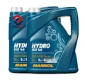 Produktbild: 2x5 Liter Mannol HLP ISO 46 Hydrauliköl  DIN 51524 Teil 2 WDMA 24318 AFNOR 48600