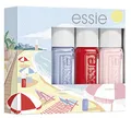 Produktbild: Essie Nagellackset für farbintensive Fingernägel, Nr. 13 mademoiselle, Nr. 63 too too hot, Nr. 374 saltwater happy - 15 ml