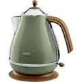 Produktbild: DeLonghi Iconia Vintage KBOV2001.GR Wasserkocher olive - Grün