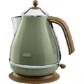 Produktbild: De'Longhi Wasserkocher Icona Vintage 1,7 l Kabellos Retro Vintage Grün Edelstahl