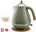 Produktbild: DeLonghi Retro Style Wasserkocher cordless Vintage oliv grün