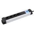 Produktbild: IOIO 5-fach Master Slave Aluminium Steckdosenleiste MS 2500 hochwertig