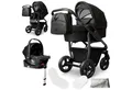 Produktbild: bergsteiger Kombi-Kinderwagen Babywagen Capri 3in1, Kombikinderwagen Komplettset, (10-tlg)