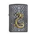 Produktbild: Zippo Benzin-Feuerzeug gray dusk Cobra Gold unbefüllt 2005928