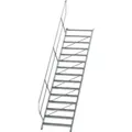 Produktbild: MUNK Treppe 45°  inkl. einen Handlauf, 1000mm Stufenbreite, 15 Stufen