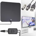 Produktbild: 1080p Verstärker DVB-T/T2 Antenne Super Flachantenne USB Full HD TV Fernseher