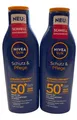 Produktbild: 2x NIVEA SUN  Schutz & Pflege, CITRACELL-PROTECT LSF 50, Sonnenmilch (2x200ml)