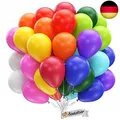 Produktbild: BIO Luftballons Geburtstag • [100 Stück] • MADE IN EU • Premium Ballons aus 100%