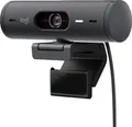 Produktbild: Logitech Brio 500 Full HD-Webcam Klemm-Halterung, Stereo-Mikrofon, Integrierte Abdeckblende